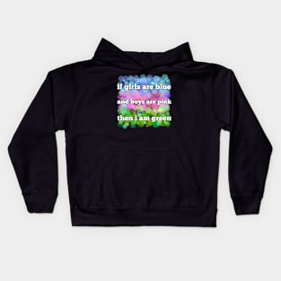 I'm green Kids Hoodie